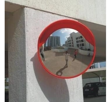 18 inch convex safety mirror for parking and road safety